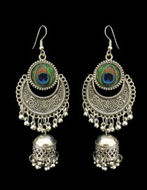 Oxidised mirror earrings Shalaya store
