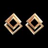 Rohumbus interwined gold earrings Shalaya store